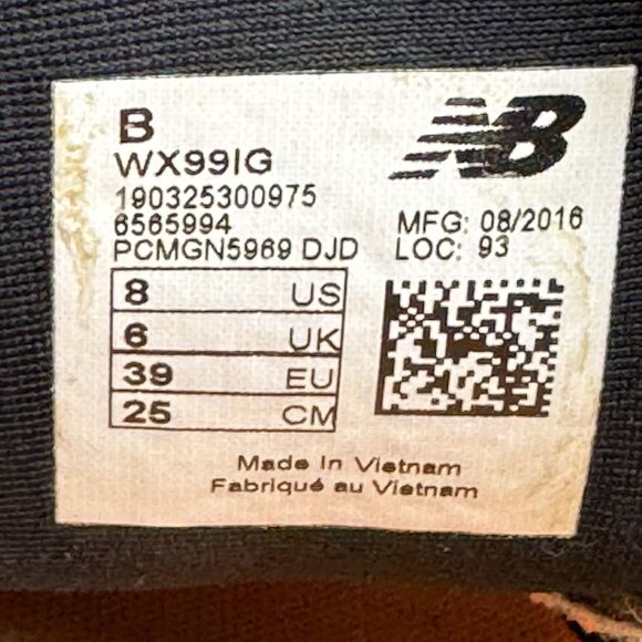 New Balance WX99IG Shoes Womens Size 8 Orange Yellow Black Floral Flexonic 2016 - Picture 9 of 9